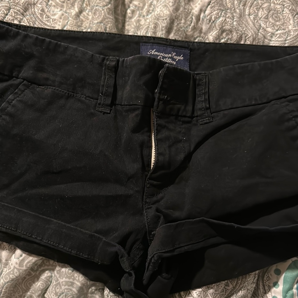 Black American eagle shorts